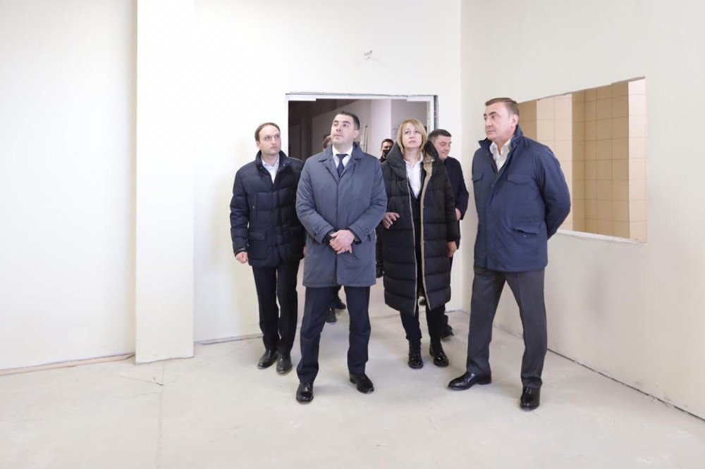 Губернатор Тульской области посетил строящийся перинатальный центр, оснащённый решениями MVS