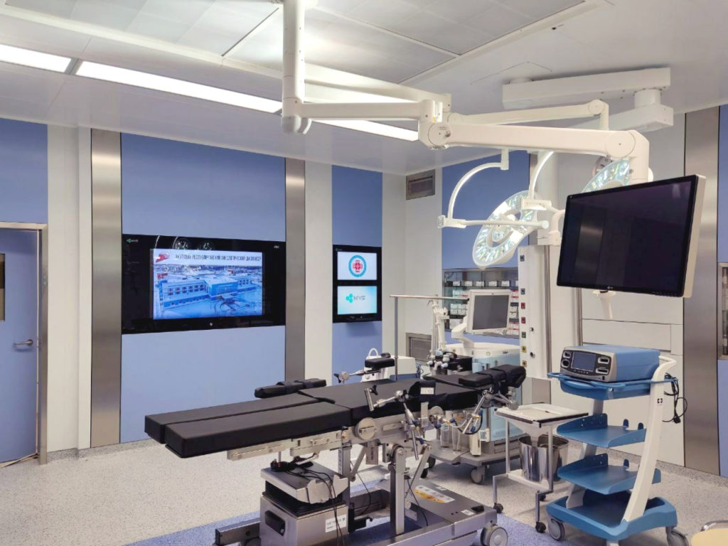 Умная операционная MVS в новом республиканском онкологическом центре г. Якутска, Республика Саха.